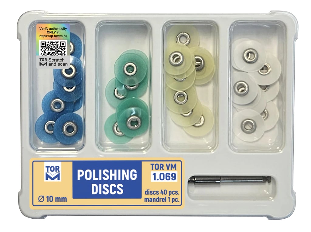 Polishing Discs Kit, Ø10 mm