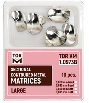Sectional Contoured Metal Matrices B-series, Large