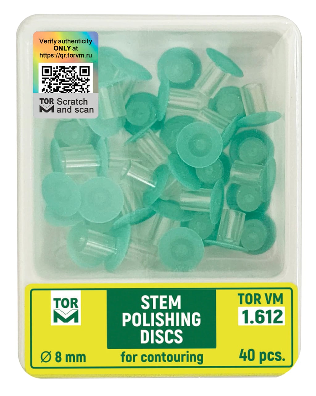 Stem Polishing Discs, Ø8 mm, medium