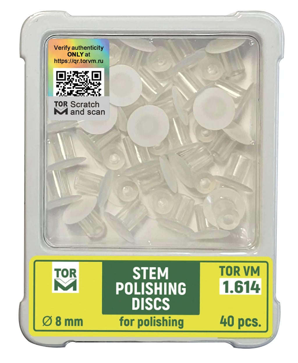 Stem Polishing Discs, Ø8 mm, superfine