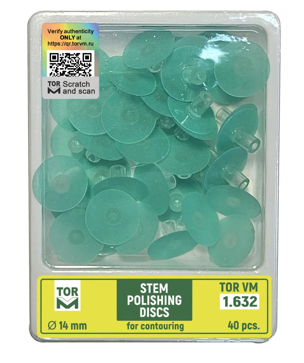 Stem Polishing Discs, Ø14 mm, medium