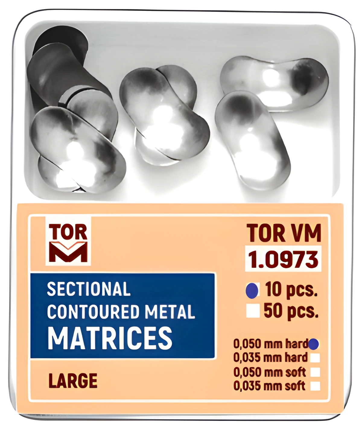 Sectional Contoured Metal Matrices, Large
