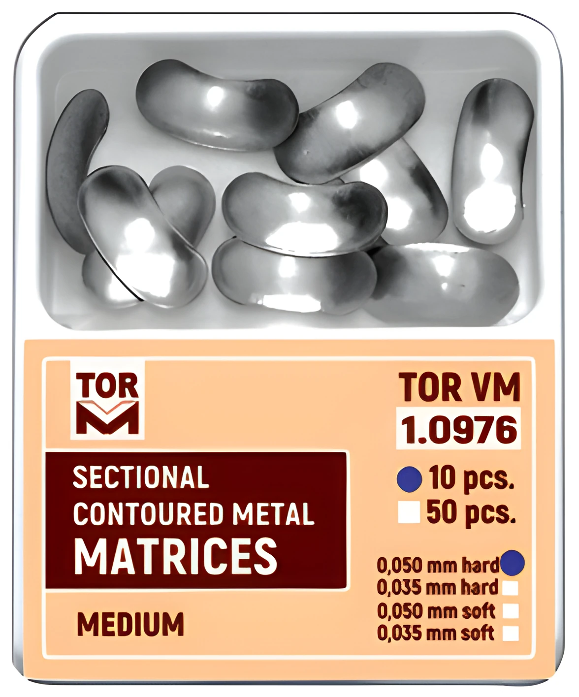 Sectional Contoured Metal Matrices, Medium