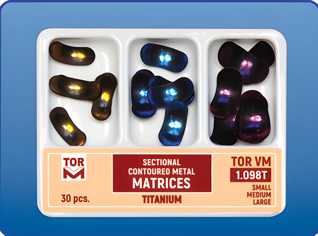 Sectional Contoured Metal Matrices Titanium (set)